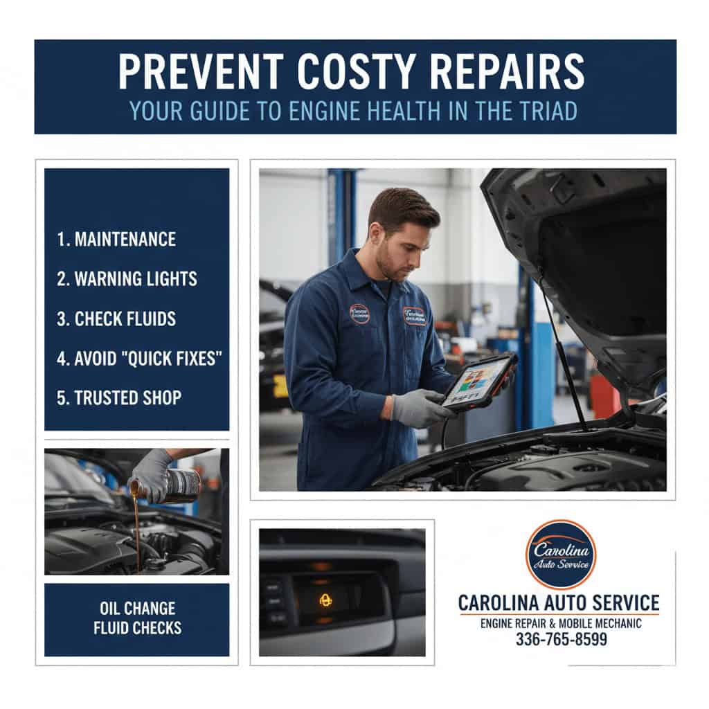 How to Prevent Costly Engine Repairs Engine Repair in Winston‑Salem NC