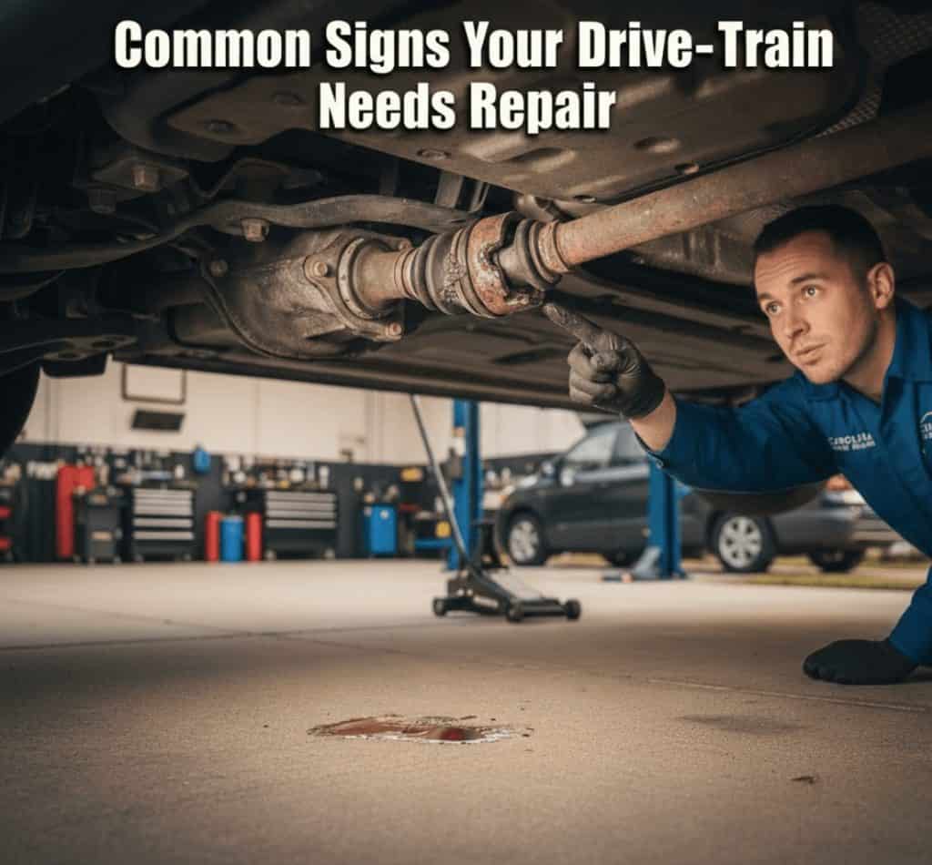 Drive‑Train Repair Winston‑Salem NC. Back on the Road Fast Common Signs Your Drive‑Train Needs Repair