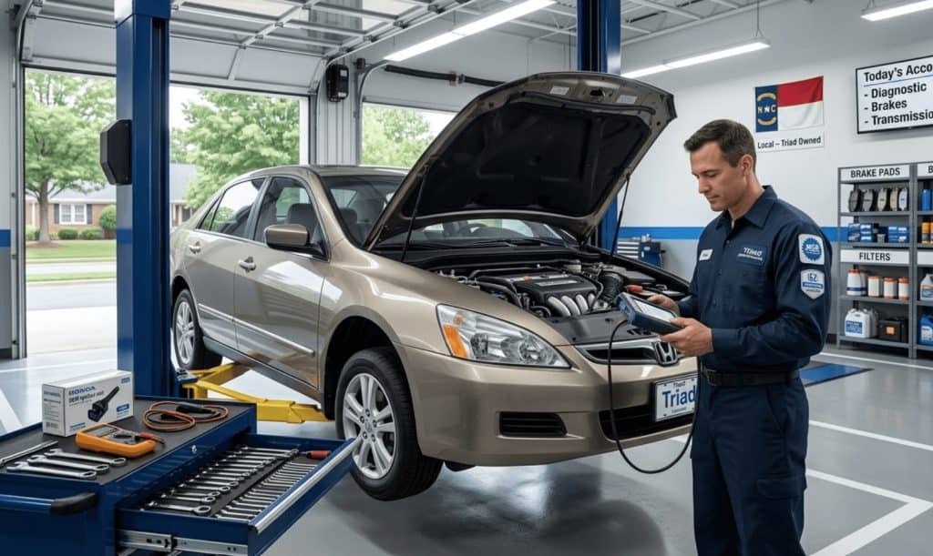 Honda Accord repair Triad NC | Carolina Mobile Auto Service