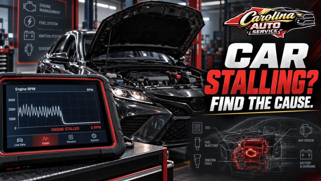 car stalls while driving guidance from Carolina Auto Service in Winston-Salem